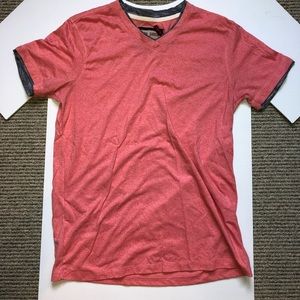 Hudson Barrow Pink V-neck T-shirt